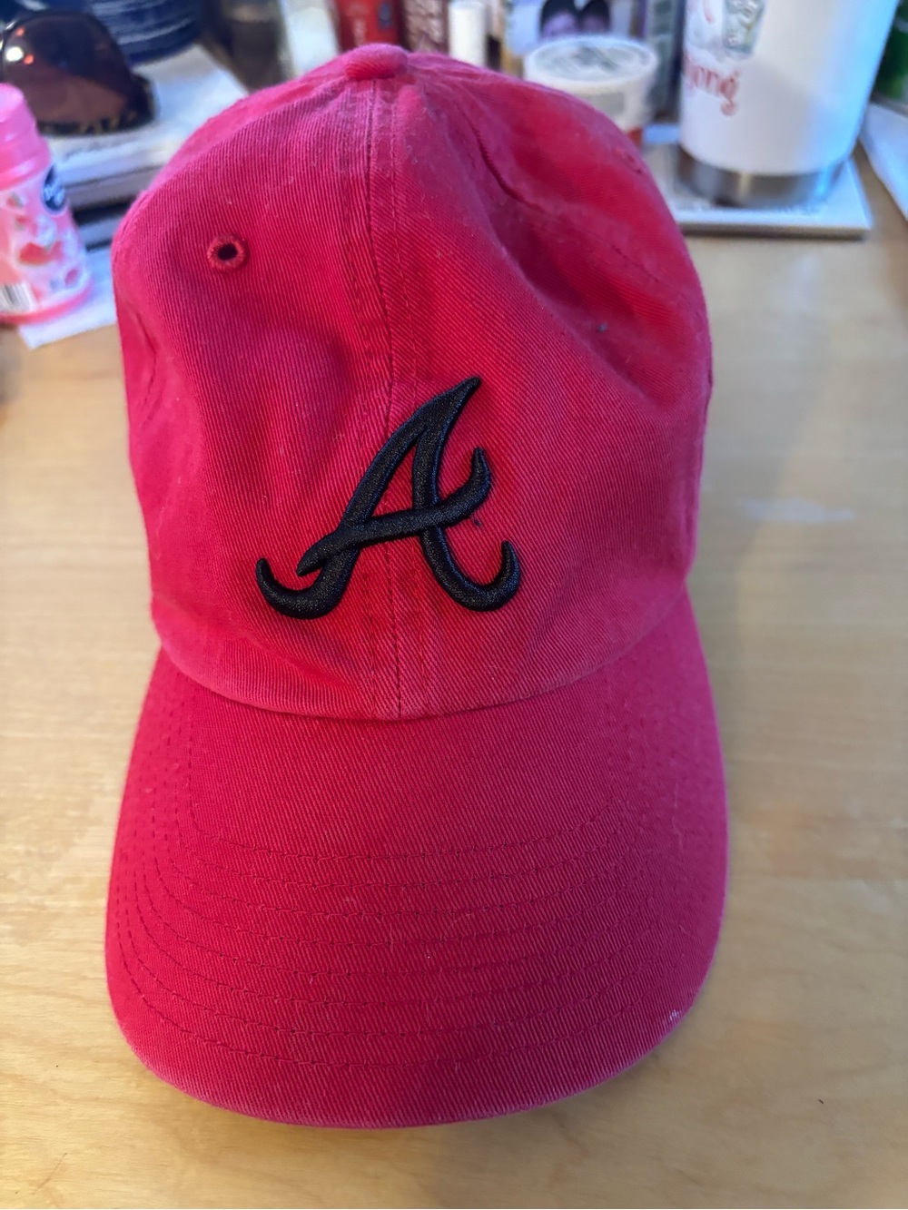 Atlanta Braves Red 'A' Logo Baseball Cap - 9 Forty